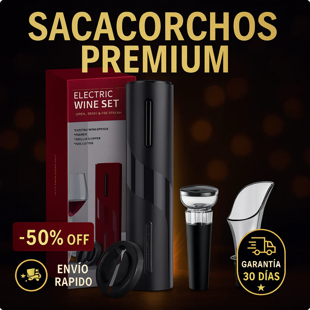 Winel™ – Saca Corcho Eléctrico Profesional